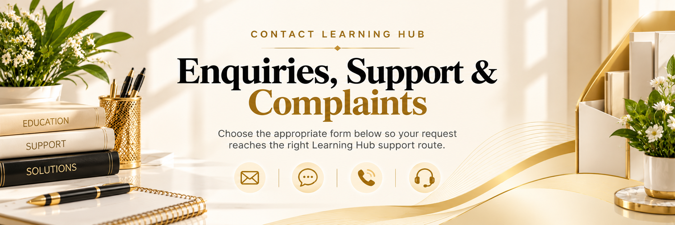 Contact Learning Hub — Enquiries, Support and Complaints